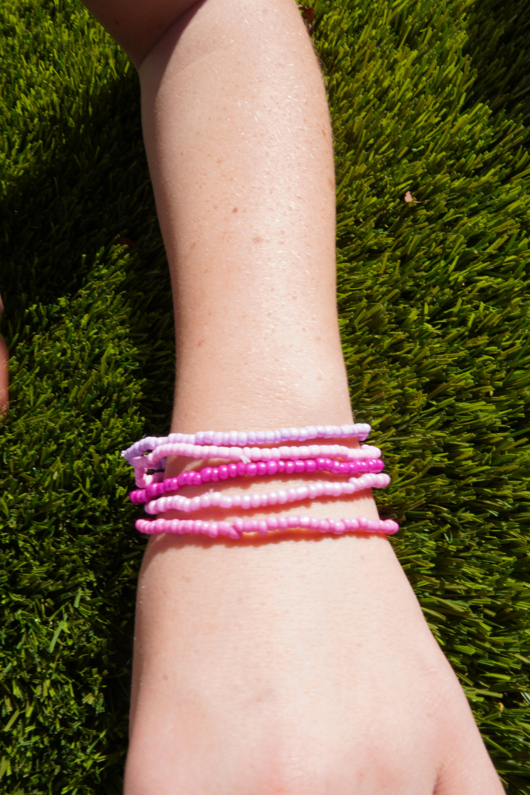 Pink and Purple Bracelet Set