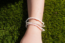 Load image into Gallery viewer, White and Pink Bracelet Set
